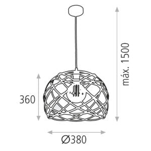 LED Hängeleuchte Bellona E27 Pendelleuchte Vintage Deckenleuchte