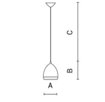 Arcluce Lighting Juno LED Vespa Hängeleuchte 8W 50°