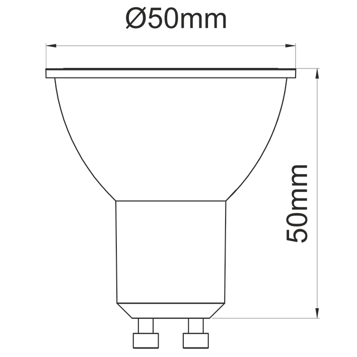 Beneito Faure 6 Watt LED Spot HOOK GU10 230V