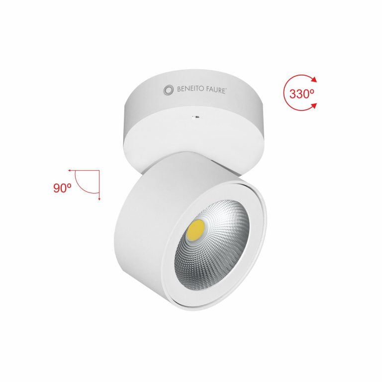 Beneito Faure LED Deckenleuchte CONCORD 14W 40º color switch