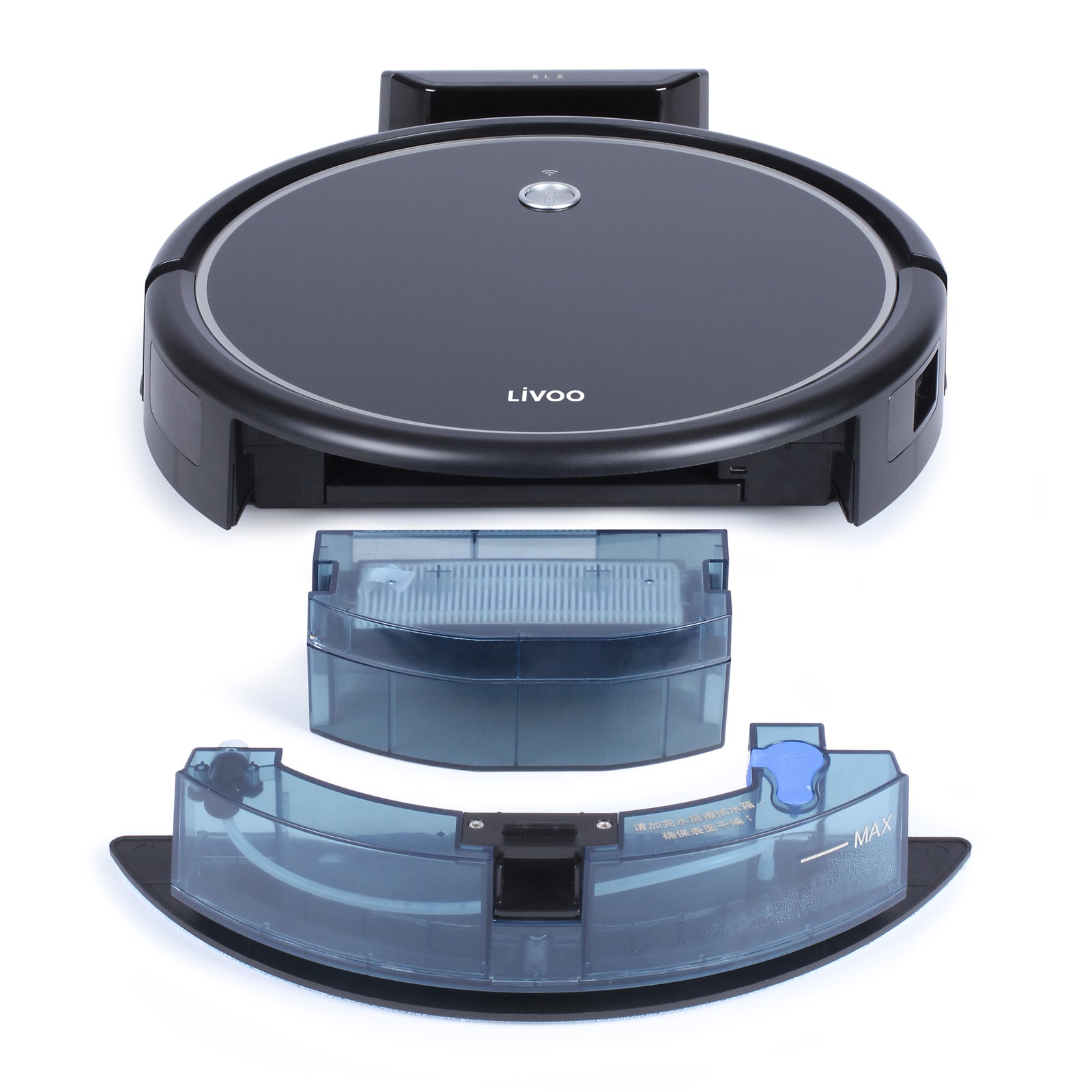 Pro Saugroboter mit Wischfunktion, App & Alexa Steuerung, Mapping, bis zu 2 Std saugen oder wischen, Staubsauger-Roboter für Hartböden & Teppich