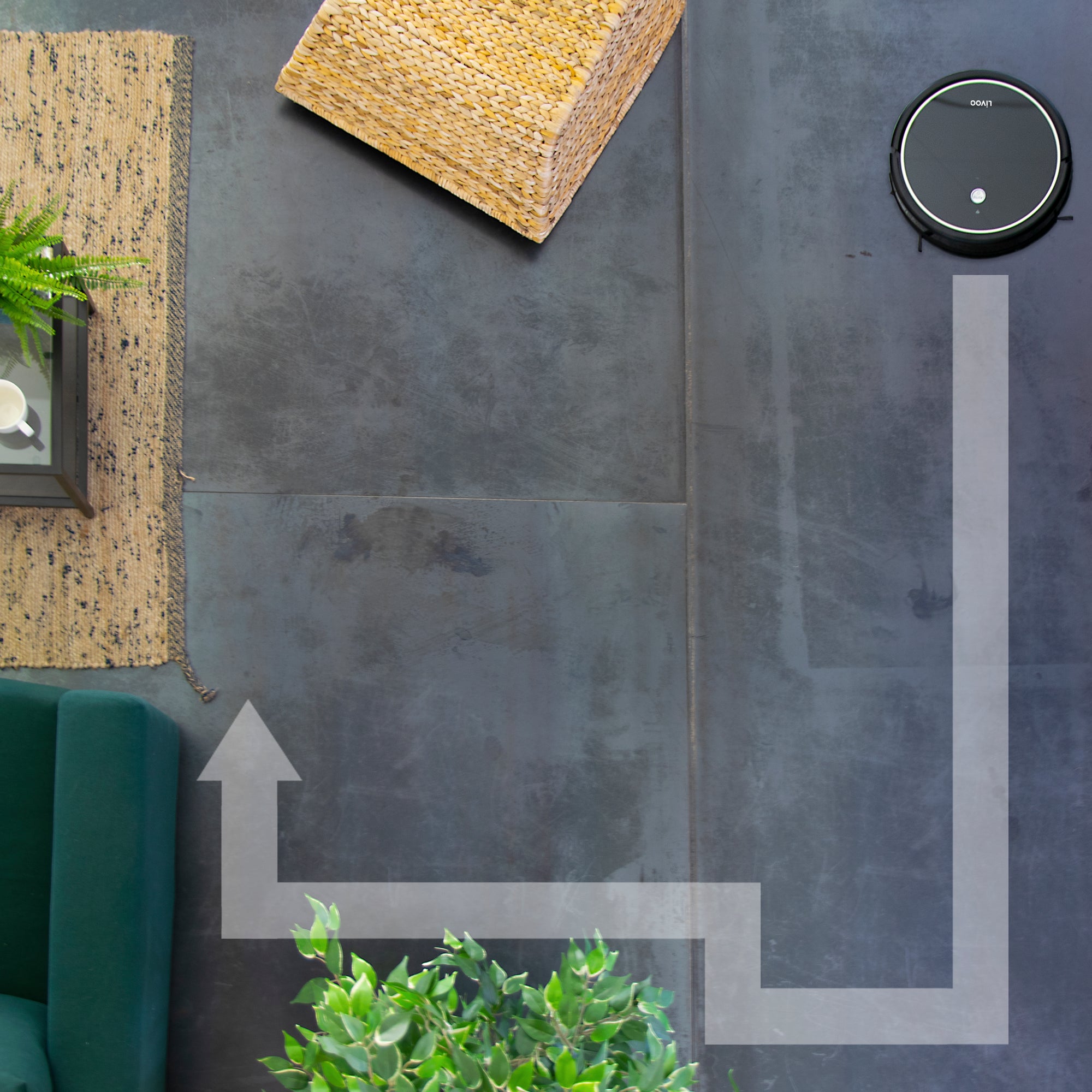 Pro Saugroboter mit Wischfunktion, App &amp; Alexa Steuerung, Mapping, bis zu 2 Std saugen oder wischen, Staubsauger-Roboter für Hartböden &amp; Teppich