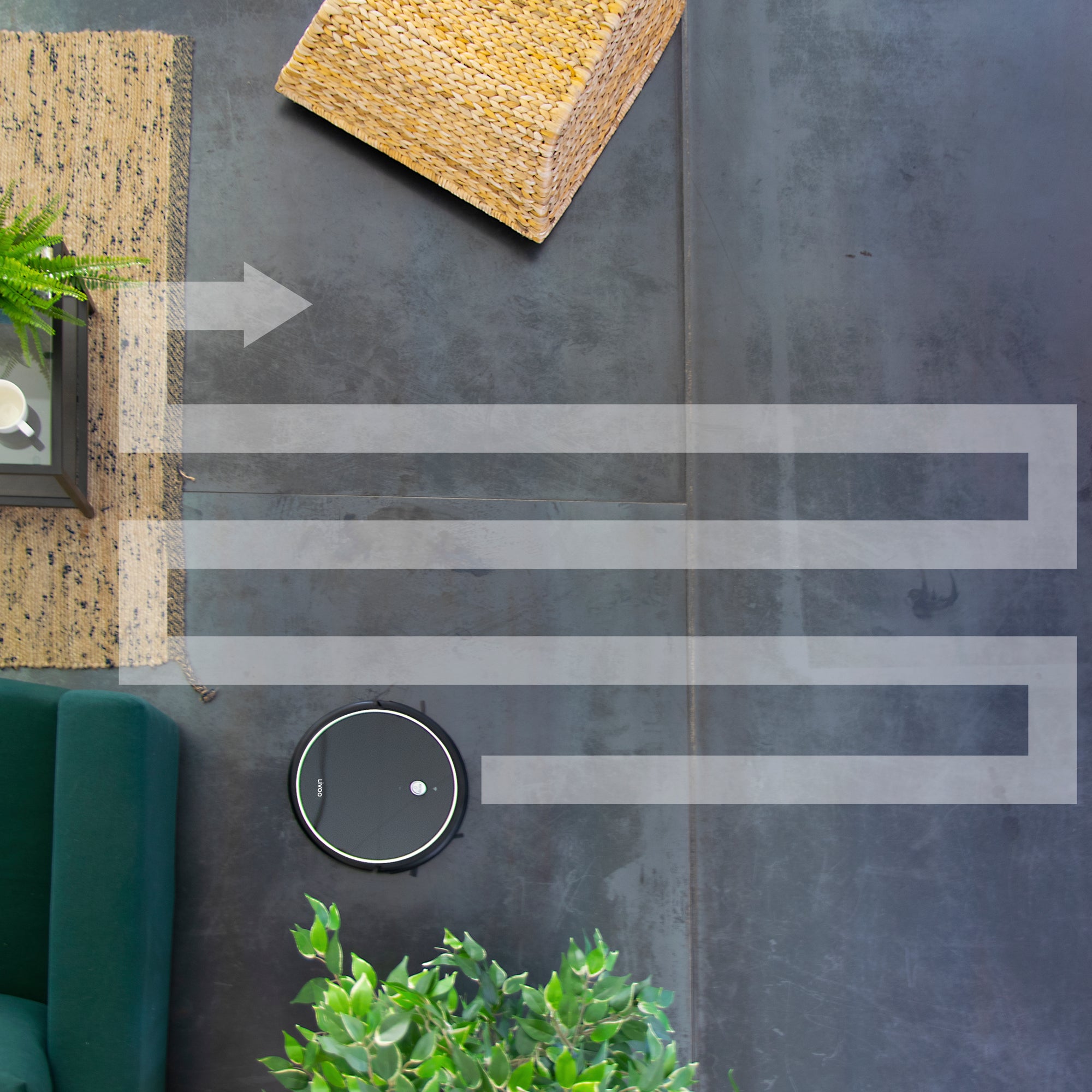 Pro Saugroboter mit Wischfunktion, App &amp; Alexa Steuerung, Mapping, bis zu 2 Std saugen oder wischen, Staubsauger-Roboter für Hartböden &amp; Teppich