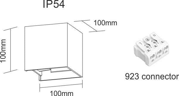Beneito Faure LEK LED Wandleuchte 6,8W 200-240V 10º-120º