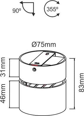 Beneito Faure LED Deckenleuchte MINI CONCORD 8W 220-240V 40º