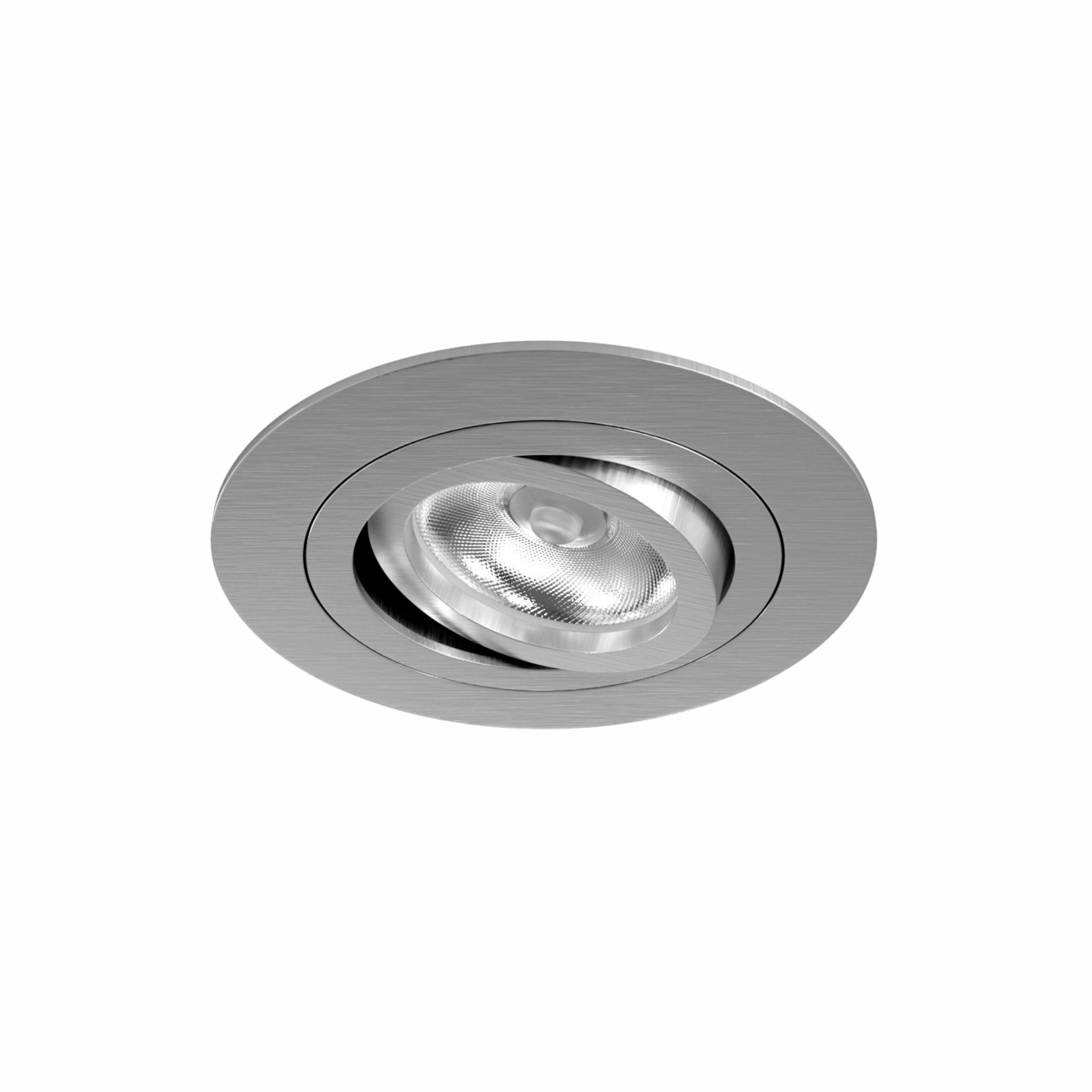 LED Deckeneinbauleuchte | 5W LED Leuchtmittel inklusive hochwertigem Aluminium Einbauring | passt zu jedem Interieur | in schwarz, weiß oder gebürstetem Aluminium | einzel oder Gruppenmontierung