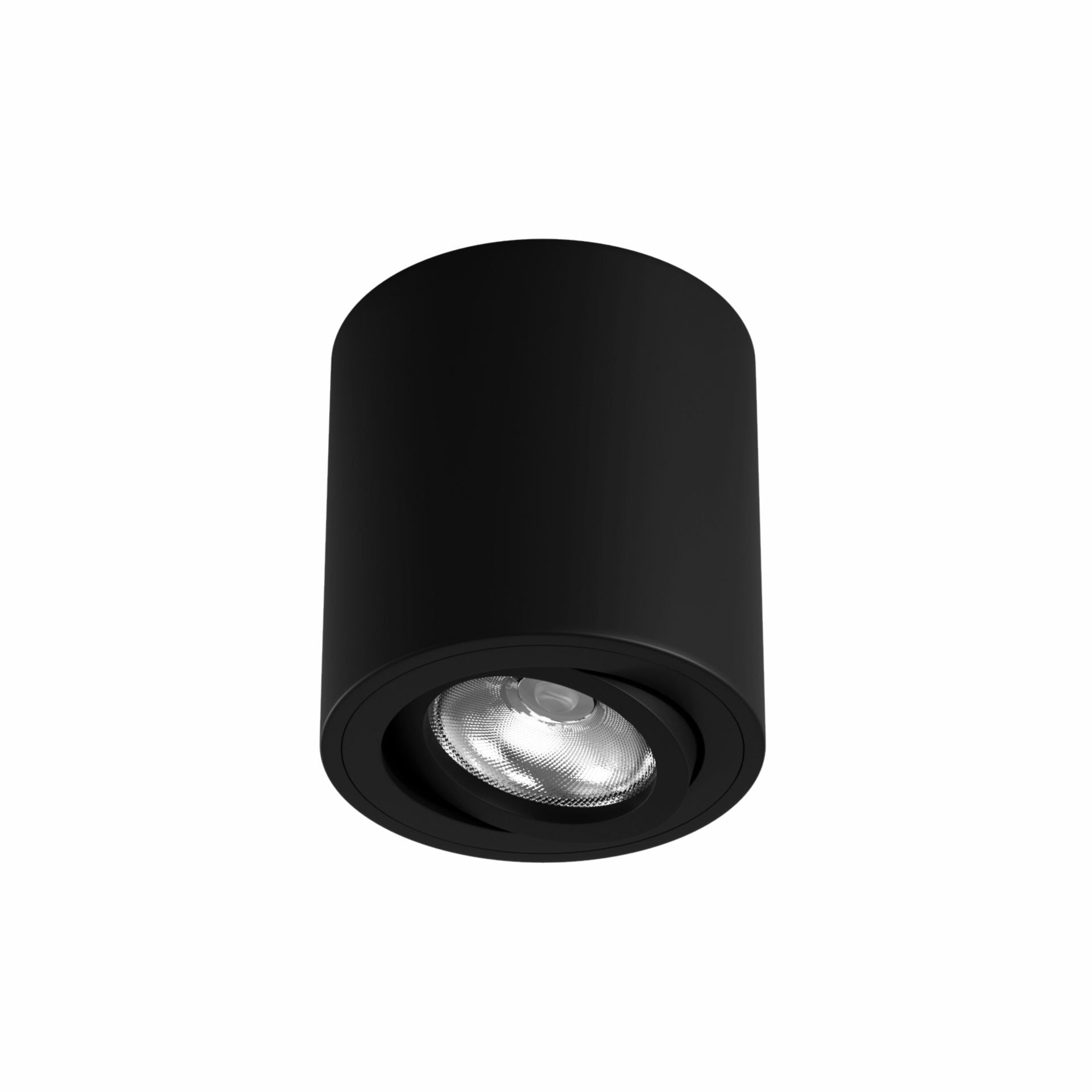 LED Deckenleuchte | 5W LED Leuchtmittel + Aluminium Aufbauleuchte | passt zu jedem Interieur | in schwarz oder in weiß