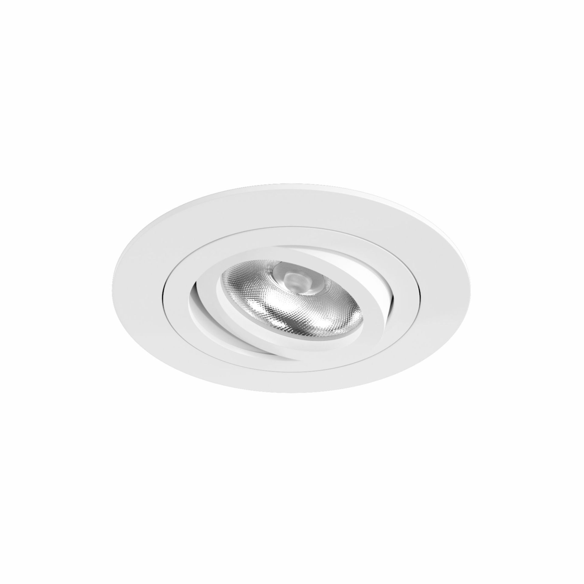 LED Deckeneinbauleuchte | 5W LED Leuchtmittel inklusive hochwertigem Aluminium Einbauring | passt zu jedem Interieur | in schwarz, weiß oder gebürstetem Aluminium | einzel oder Gruppenmontierung