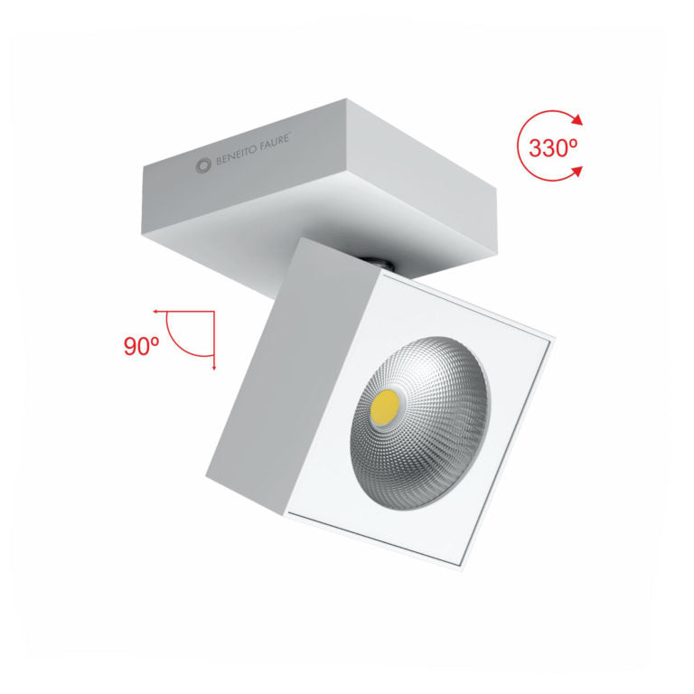 Deckenleuchte LED RUBYC weiss 14 Watt Deckenlampen color switch 2700K-4000K