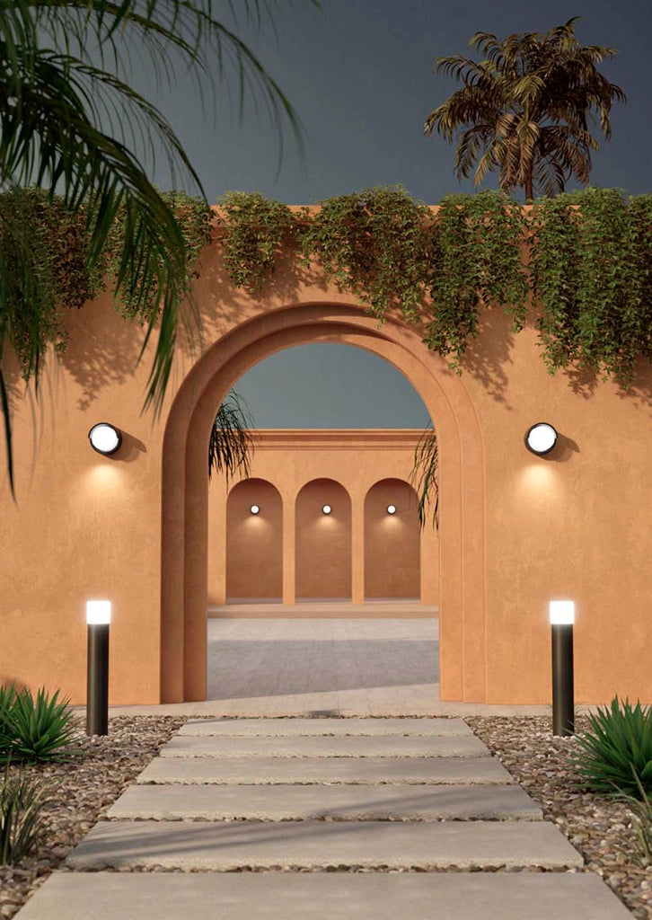 LED Wandleuchte | Power LED mit 15W | IP65 für den Außenbereich | Außenleuchte rund in weiß, schwarz oder Rostoptik