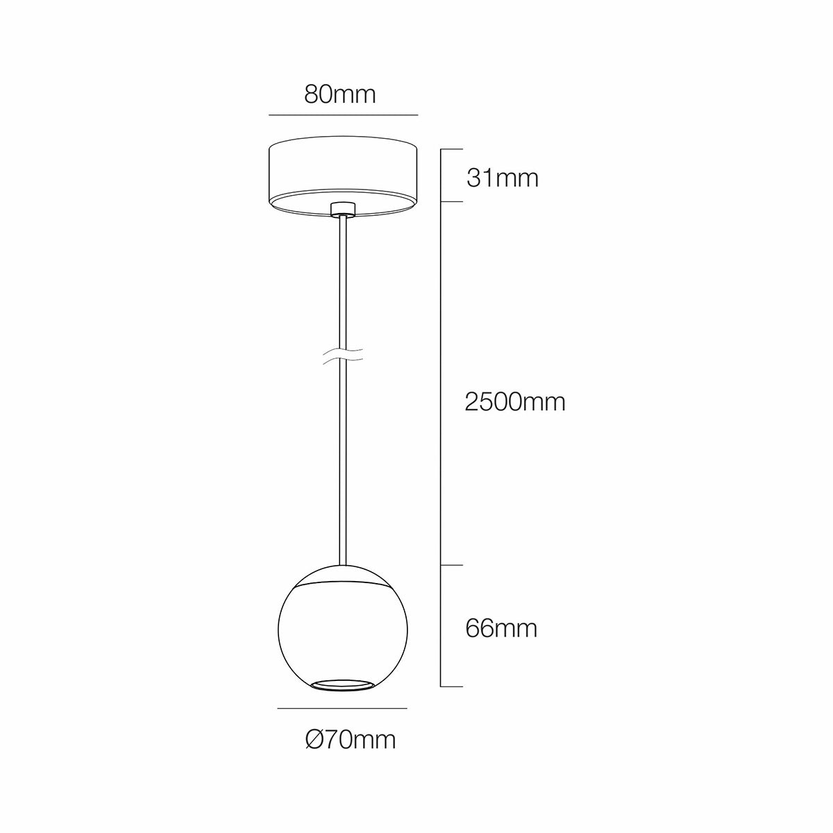 Beneito Faure BORA 8,5W LED Pendelleuchte Hängeleuchte