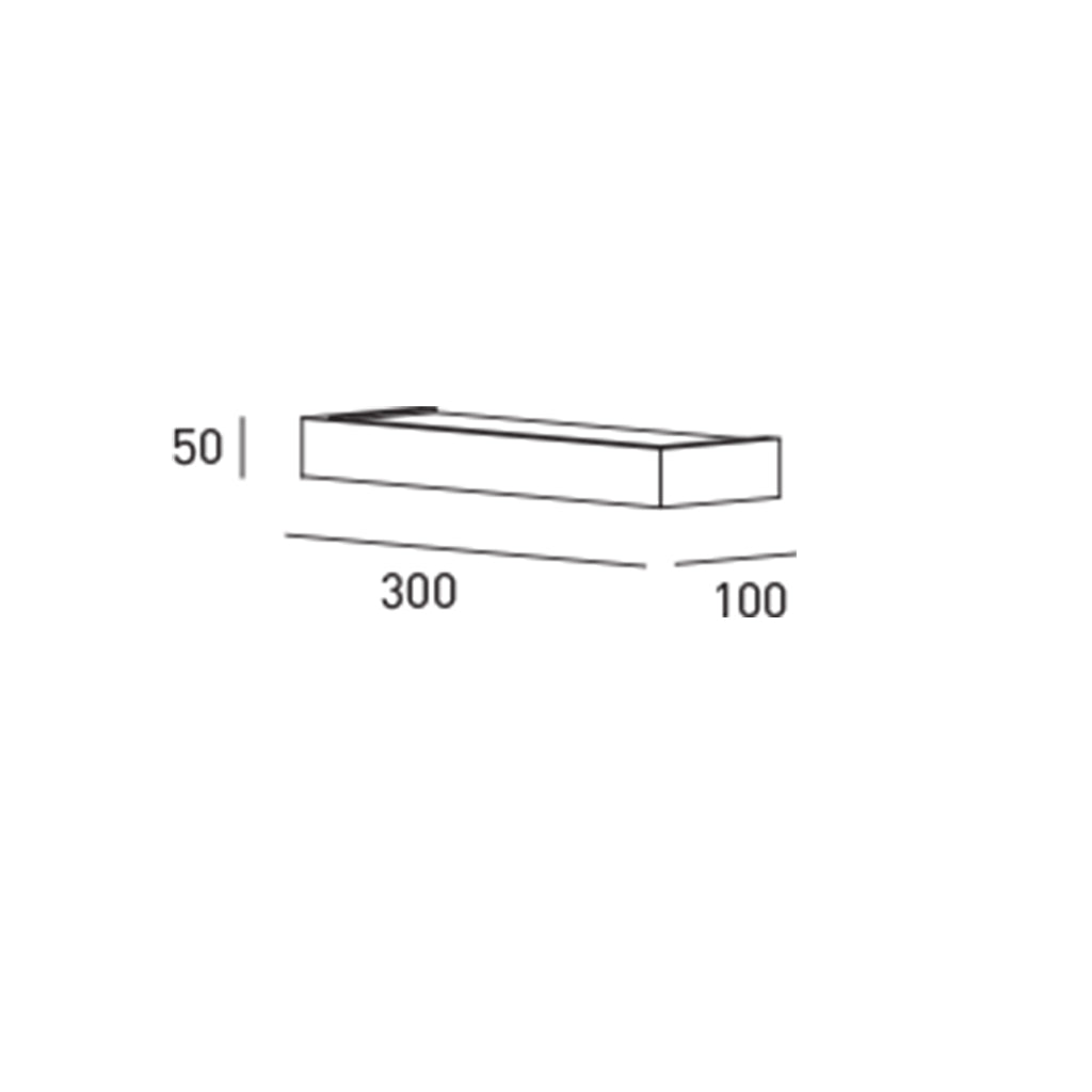 LED Wandleuchte Brick 30 DLS Lighting