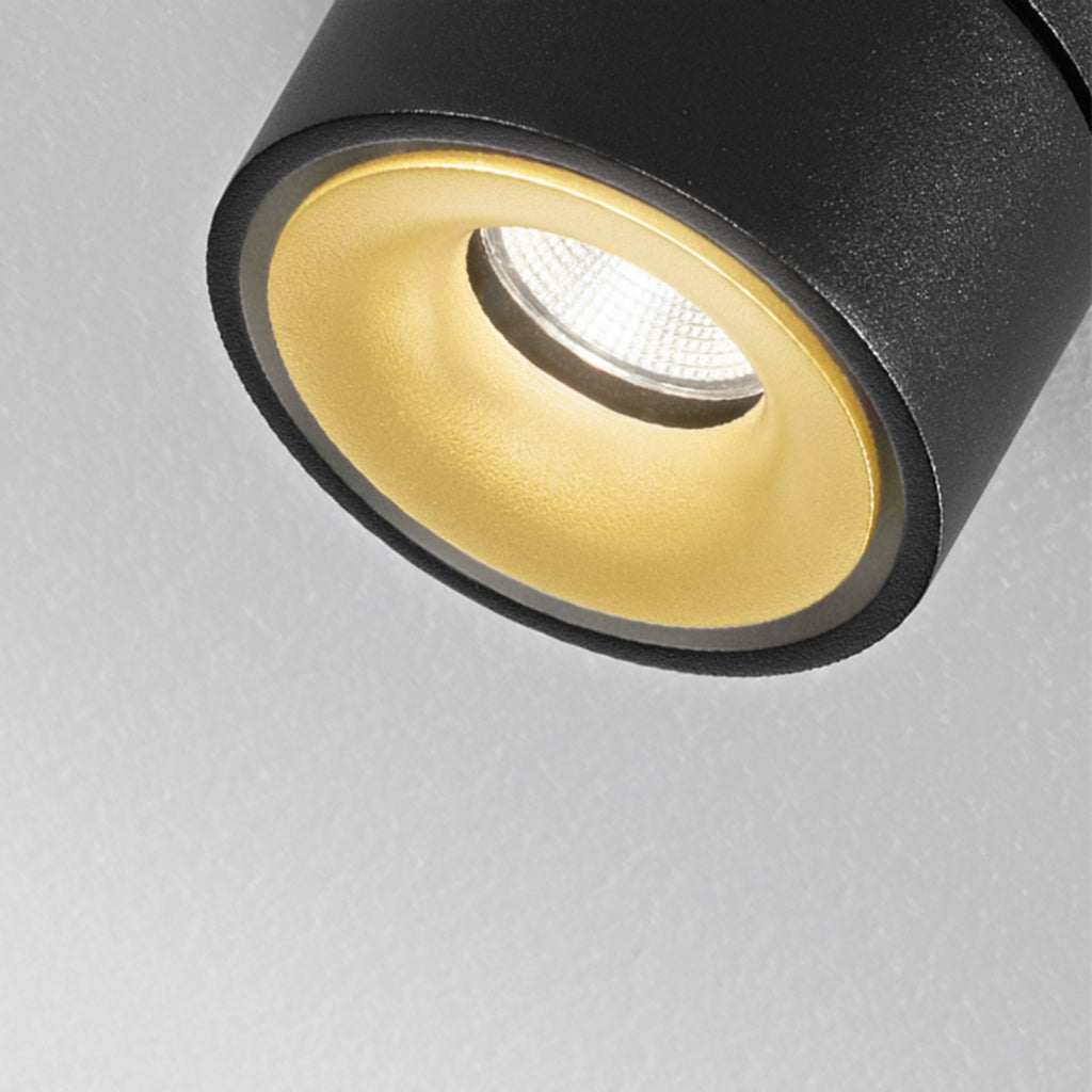 CLIPPO S LED-Wand- und Deckenstrahler, mit dim to warm LED 9,5W weiß