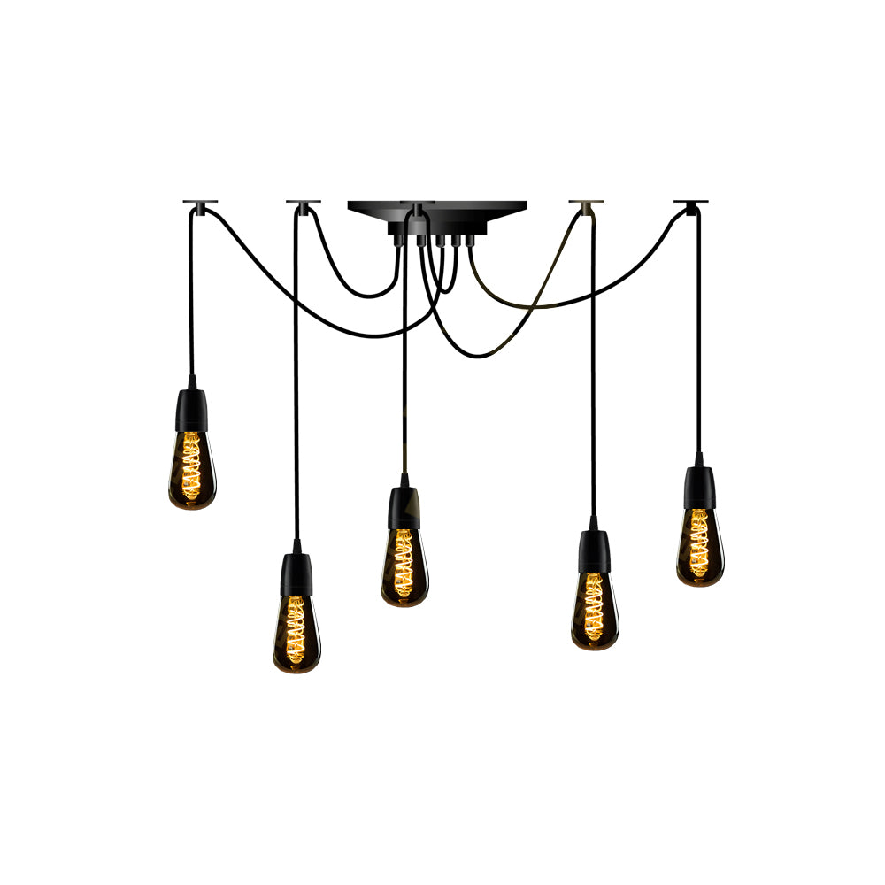 LED Filament 5er Hängeleuchte | Pendelleuchte