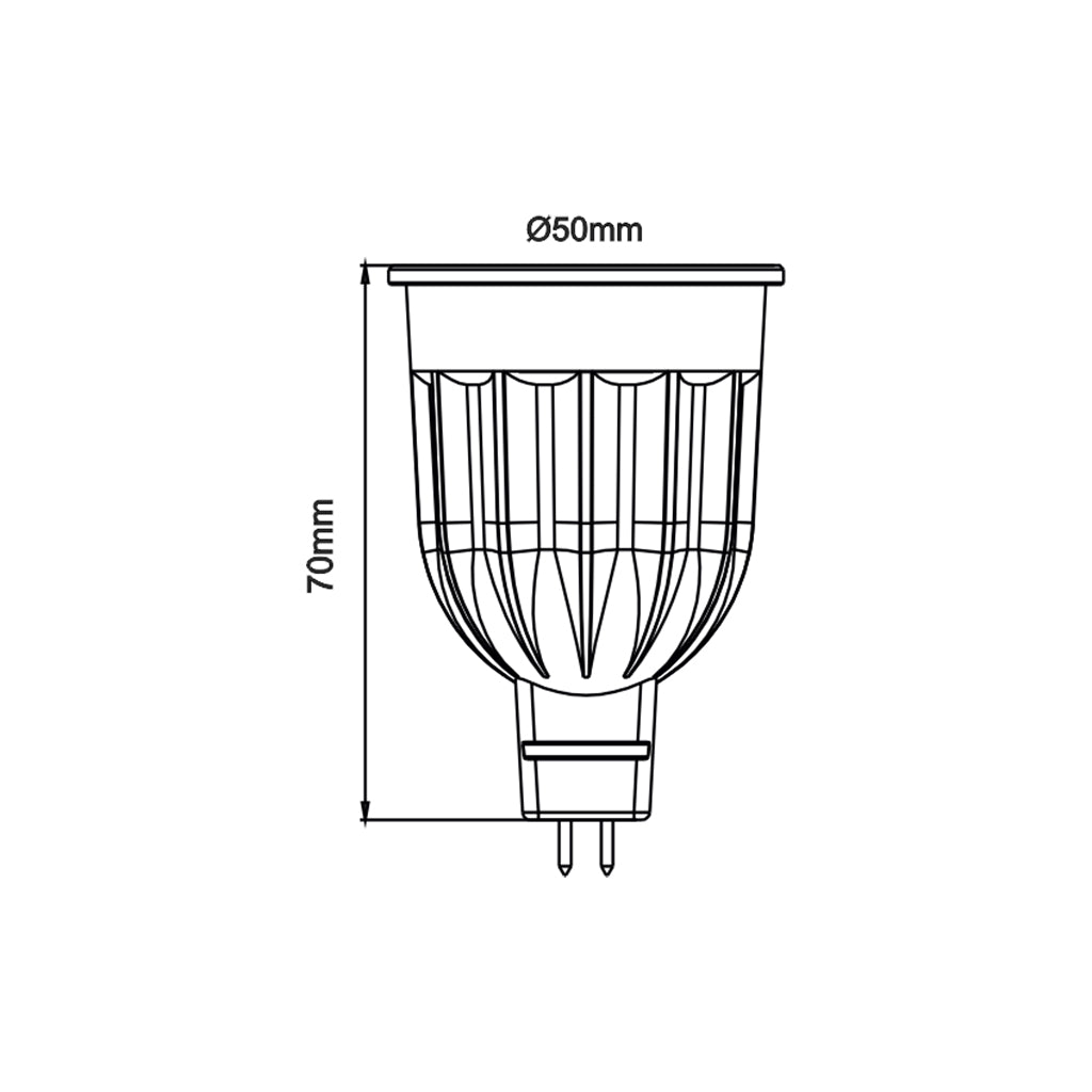 Beneito Faure Power MR16 LED Leuchtmittel 12W 12V 60°