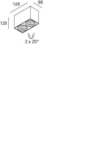 LIGHT BOX SOFT 2 LED-Deckenstrahler DLS Lighting